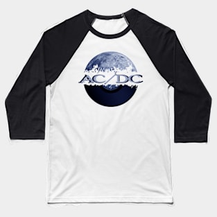 ACxDC blue moon vinyl Baseball T-Shirt